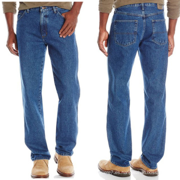 Jeans para hombre Straight Blue Jeans Jeans para diseñador de moda Cowboy Brand